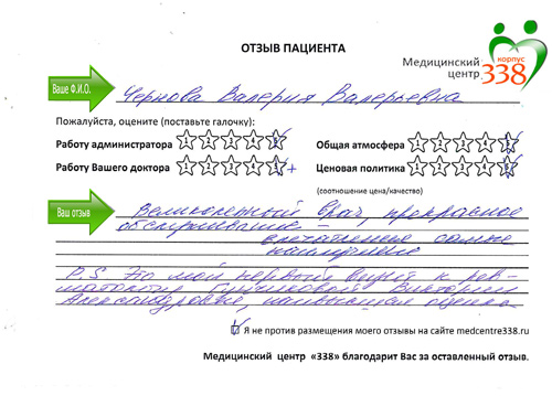 Ч. Валерия Валерьевна